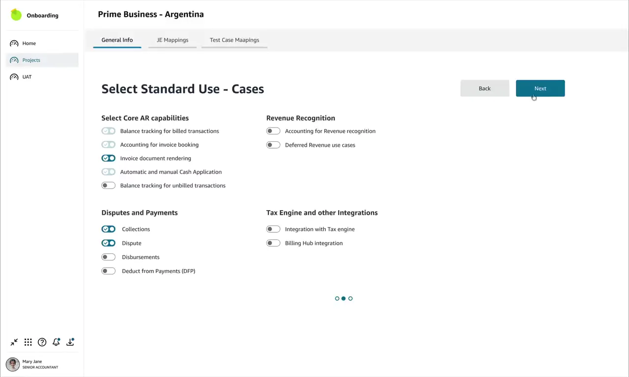 Fulcrum guided onboarding screen