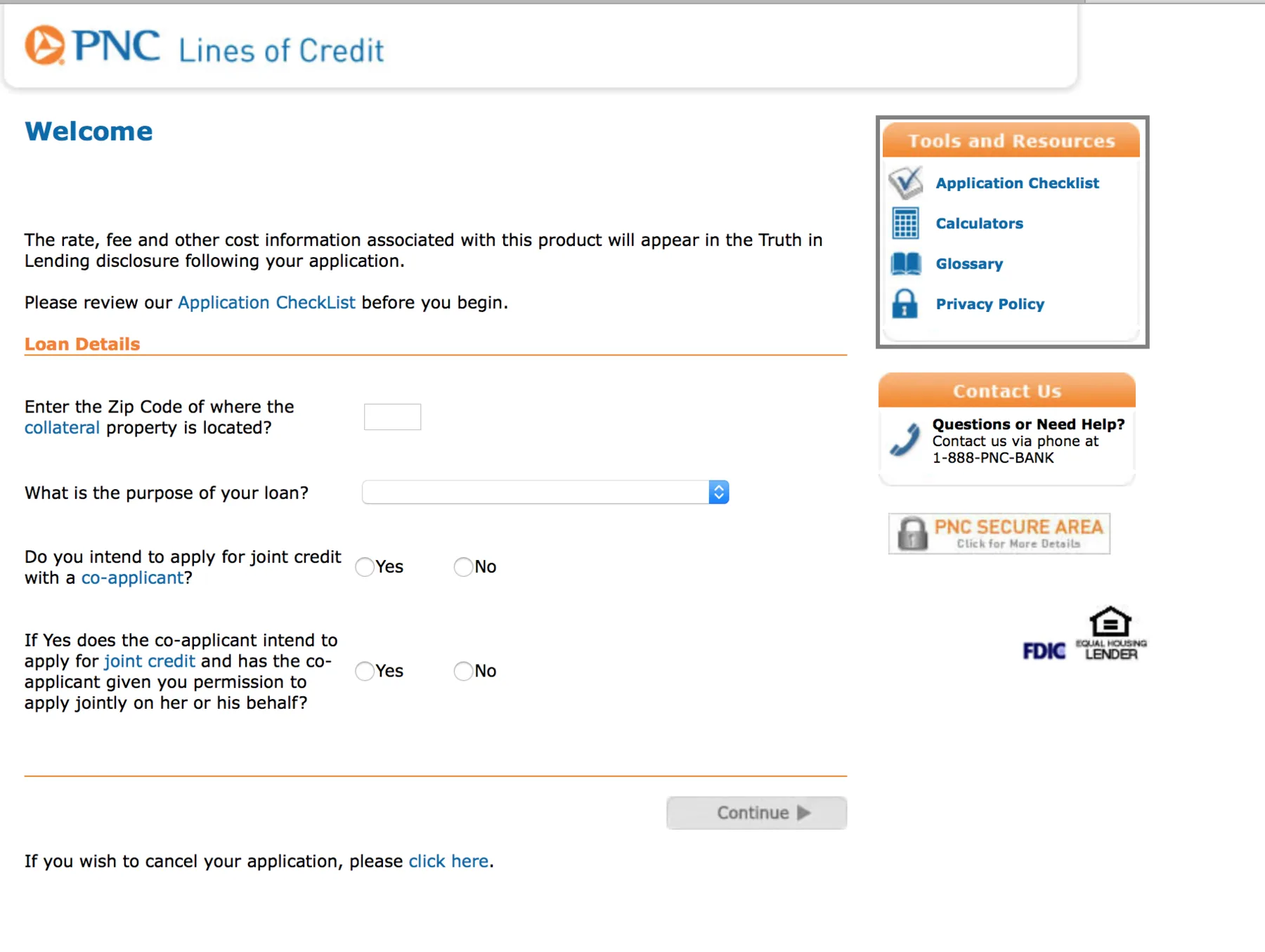 Legacy lending application